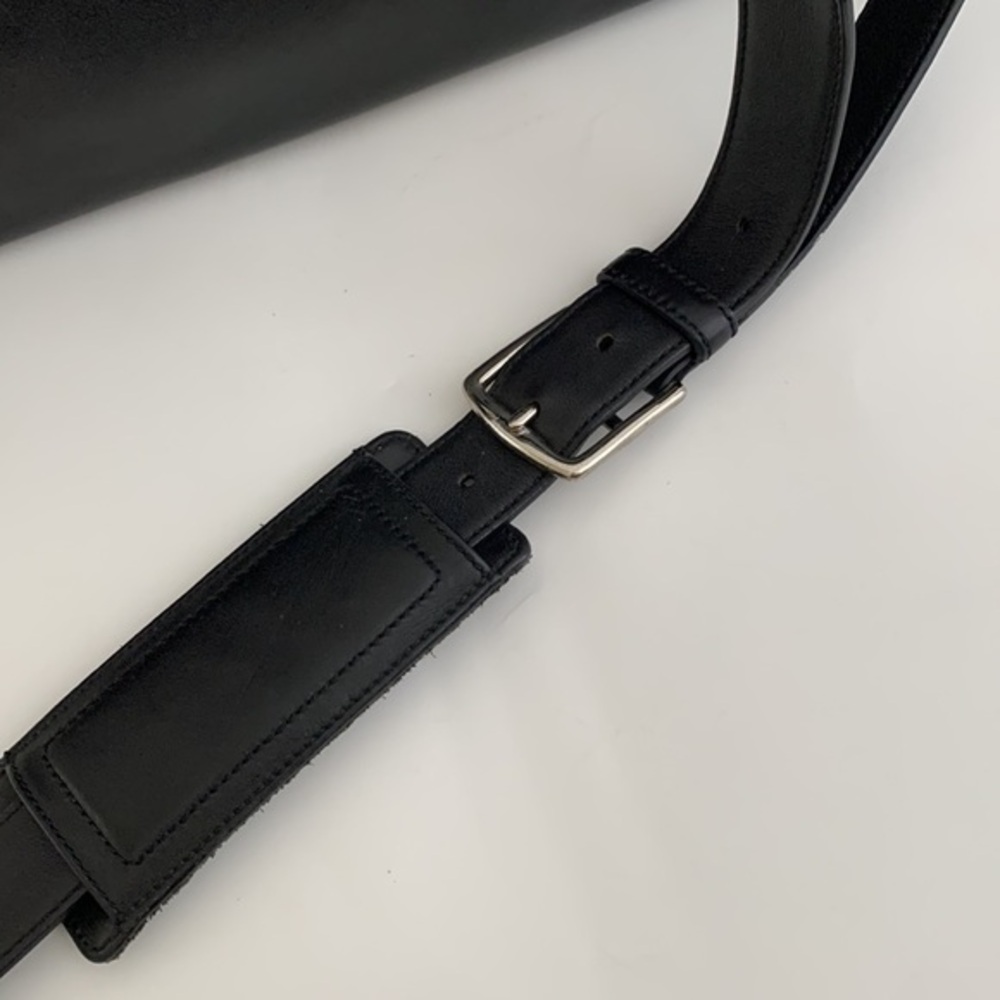 Coach Laptop Messenger Crossbody Briefcase Black Leather Lock Business Bag 5307 - Picture 7 of 16